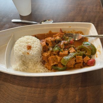 Thai 202 - Panang Curry with tofu. Spice level 3 - Thai Near Me - Saint Louis, Missouri