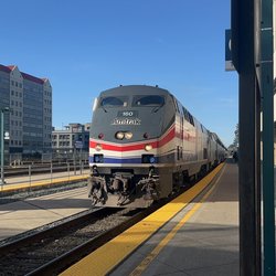 Capitol Corridor - Emeryville - The Heritage Unit on Amtrak