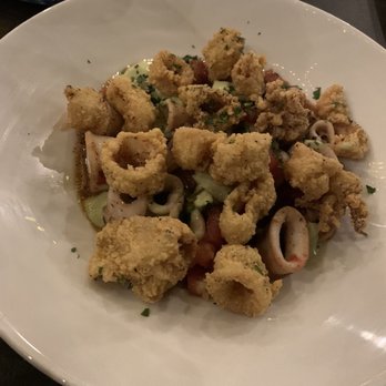 BH Wood-Fired Grill - Fried Calamari with peppers - Salad Near Me - Walnut Creek, California