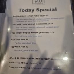 Menu Menu
