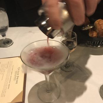 Ocean Prime - Dry Ice IS So Creative! - Seafood Near Me - Boston, Massachusetts