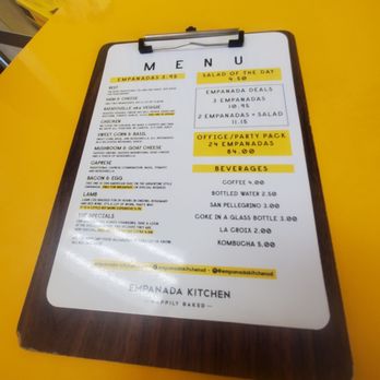 Empanada Kitchen - The menu - Argentine Near Me - San Diego, California