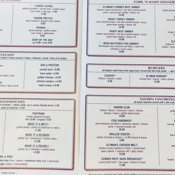 Slyman's Tavern - Independence - Menu - Bars Near Me - Independence, Ohio