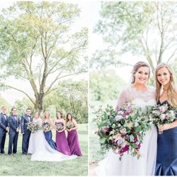 A subtle glow for this beautiful bride and her maid of honor on her wedding day!