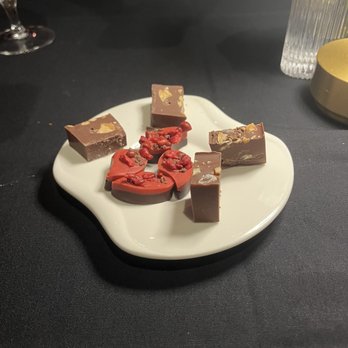 Different Pointe of View - Special chocolate complementary at end of meal . - New American Near Me - Phoenix, Arizona