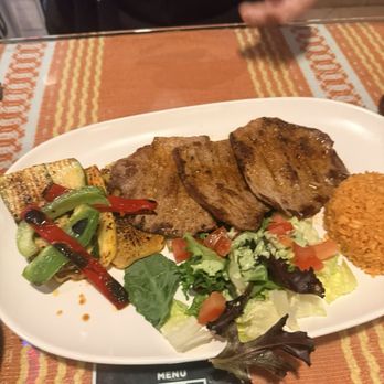 EK Valley Restaurant - Tasajo Plate with black beans and grilled vegetables - Mexican Near Me - Culver City, California