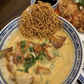 Charm Siam Restaurant - Crispy pork kao soi - Noodles Near Me - Long Beach, California