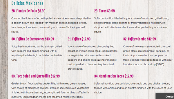 Menu photo 1 La Fuente Mexican Grill Mansfield, NJ Menu photo 1 La Fuente Mexican Grill Mansfield, NJ