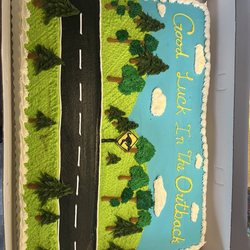Pick'n Save Waterford - Good luck in the Outback cake designed by Shelby!