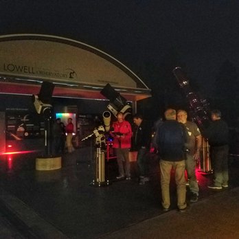 Lowell Observatory - The Giovale Open Deck Observatory on its opening night - Observatories Near Me - Flagstaff, Arizona
