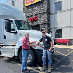 Elick Enterprises - Jacob purchasing our third semi cab.