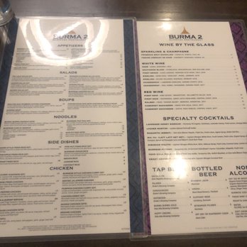Burma 2 - Menu - Burmese Near Me - Walnut Creek, California Burma 2 - Menu - Burmese Near Me - Walnut Creek, California