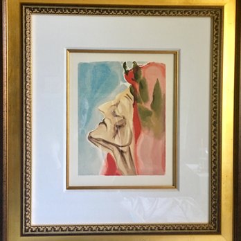 Martin Lawrence Galleries - Salvador Dali Woodcut engraving, "Canto 7" - from his 1959 "Divine Comedy" series to celebrate Dante Alighieri's 700th birthday. - Art Galleries Near Me - La Jolla, California Martin Lawrence Galleries - Salvador Dali Woodcut engraving, "Canto 7" - from his 1959 "Divine Comedy" series to celebrate Dante Alighieri's 700th birthday. - Art Galleries Near Me - La Jolla, California