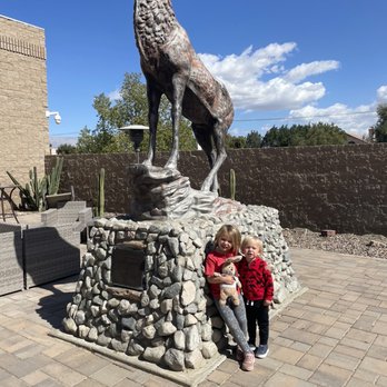 Elks Lodge No 1643 - Kiddos out front with the lodge Elk - Bars Near Me - Indio, California Elks Lodge No 1643 - Kiddos out front with the lodge Elk - Bars Near Me - Indio, California
