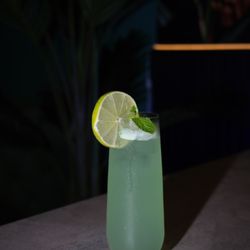 Q1 Lounge - Pandan Spritz