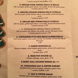 Menu Menu