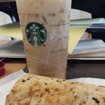 Starbucks - Venti iced white mocha and spinach wrap - Coffee & Tea Near Me - Honolulu, Hawaii