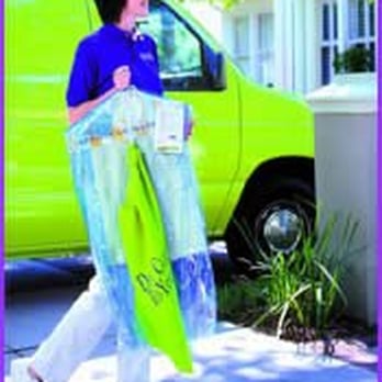 Dry Cleaning Next Day - See how friendly the employee is???  And the stuff in the bag is CLEAN! - Dry Cleaning Near Me
