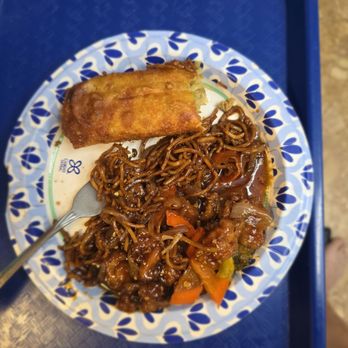 Golden Corral Buffet & Grill - 3 different dishes on this plate. All on the same sauce. - Buffets Near Me - Spokane, Washington