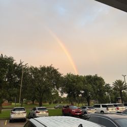 Rainbow outside