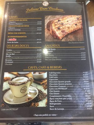 Menu photo 2 Casa Bauducco Guarulhos, SP