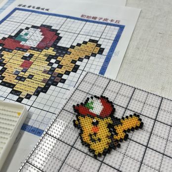 Beadit Studio - Pikachu with Ash's hat! - Arts & Crafts Near Me - Lake Forest, California Beadit Studio - Pikachu with Ash's hat! - Arts & Crafts Near Me - Lake Forest, California