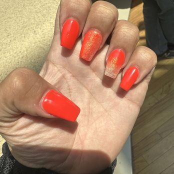 Robinson Nail Spa - Nails I HATE that I was forced to leave with. - Nail Salons Near Me - Pittsburgh, Pennsylvania