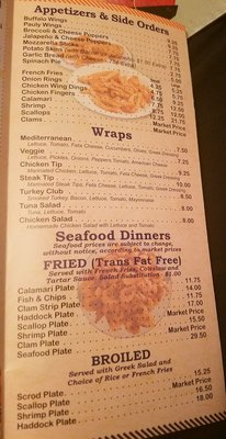 Menu photo 2 Riverside Pizza & Seafoods Cambridge, MA Menu photo 2 Riverside Pizza & Seafoods Cambridge, MA