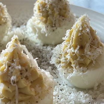 Cure - Cacio e Pepe Deviled Eggs - New American Near Me - New Orleans, Louisiana