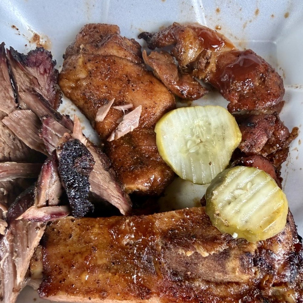Firehole Bar-B-Que - Oh my! Tender juicy brisket, ribs, and bbq wings! - Barbeque Near Me - West Yellowstone, Montana