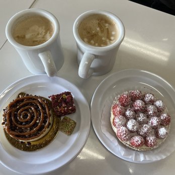 Baklovah Bakery - Turtle Cheesecake, Turkish Delight, Raspberry Tarts, Cappuccino (Large) - Desserts Near Me - San Antonio, Texas
