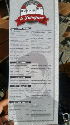 Menu photo 2 Le Trauquet Carcassonne, 11 Menu photo 2 Le Trauquet Carcassonne, 11
