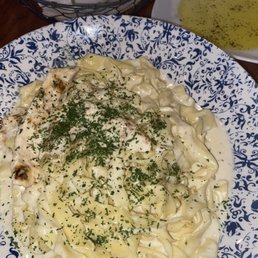 Chicken Alfredo - not on the menu but they have it