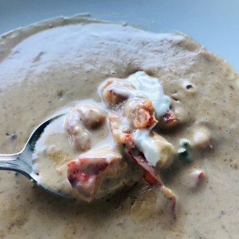 Azure Oceanfront Dining - Sweet chunks of lobster meat in the bisque. - Seafood Near Me - Daytona Beach Shores, Florida