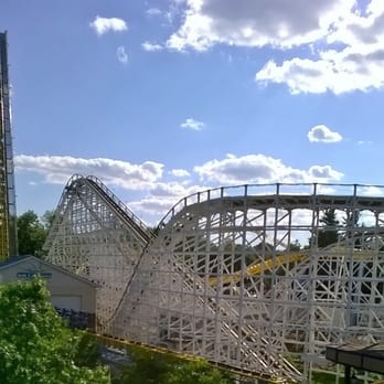 Hersheypark - The Comet and a little Skyrush. - Amusement Parks Near Me - Hershey, Pennsylvania Hersheypark - The Comet and a little Skyrush. - Amusement Parks Near Me - Hershey, Pennsylvania