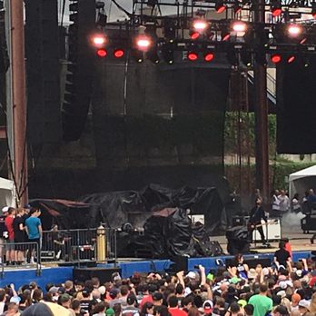 Toyota Stadium - Warm crowd near Edgefest stage. - Stadiums & Arenas Near Me - Frisco, Texas