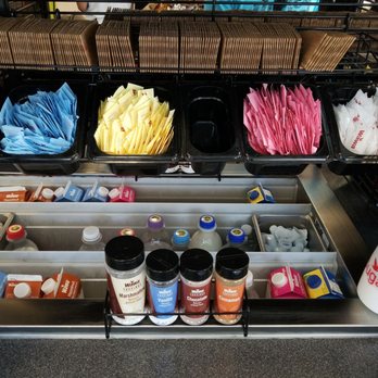 Wawa - Ok I'm starting to understand. Look at all of the choices for your coffee! They even have say milk - Gas Stations Near Me - Riviera Beach, Florida