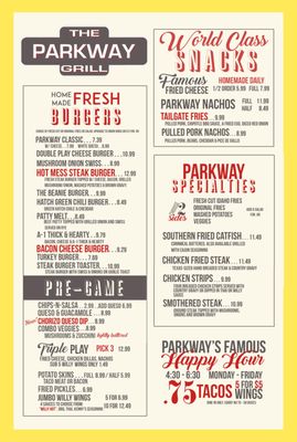 Menu photo 4 Parkway Grill Wichita Falls, TX Menu photo 4 Parkway Grill Wichita Falls, TX