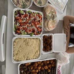 Halal kebabs catering feast