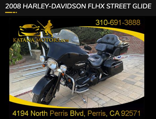 Motorcycles for Sale! - Katana Motors is dedicated to providing you with the ultimate automobile buying experience. Katana Motors is your best source for buying a quality pre-owned vehicle. We have extensive relationships in the dealer community allowing us to purchase a wide variety of lease returns and new car trades at exceptional values. This enables Katana Motors to pass along huge savings on the highest quality vehicles of your choice. In addition, we offer a full array of financing options to meet your needs.
To learn more about our dealership and how we can help with your next vehicle purchase, please call us at (310) 691-3888 or stop by in person. We look forward to meeting you. Motorcycles for Sale! - Katana Motors is dedicated to providing you with the ultimate automobile buying experience. Katana Motors is your best source for buying a quality pre-owned vehicle. We have extensive relationships in the dealer community allowing us to purchase a wide variety of lease returns and new car trades at exceptional values. This enables Katana Motors to pass along huge savings on the highest quality vehicles of your choice. In addition, we offer a full array of financing options to meet your needs.
To learn more about our dealership and how we can help with your next vehicle purchase, please call us at (310) 691-3888 or stop by in person. We look forward to meeting you.