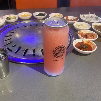 Mr BBQ - Raspberry lime slushee was soooo good. Not overwhelmingly strong in alch flavor or sweetness - Korean Near Me - Fullerton, California Mr BBQ - Raspberry lime slushee was soooo good. Not overwhelmingly strong in alch flavor or sweetness - Korean Near Me - Fullerton, California