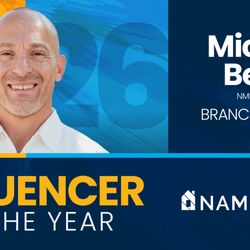 Michael Belfor - American Pacific Mortgage - Shocked and honored to be named NAMB's 2026 Influencer of the Year.