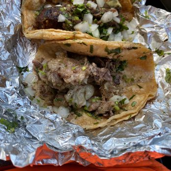 Taquito Express - Johns Creek - two tacos on tin foil - Mexican Near Me - Johns Creek, Georgia Taquito Express - Johns Creek - two tacos on tin foil - Mexican Near Me - Johns Creek, Georgia