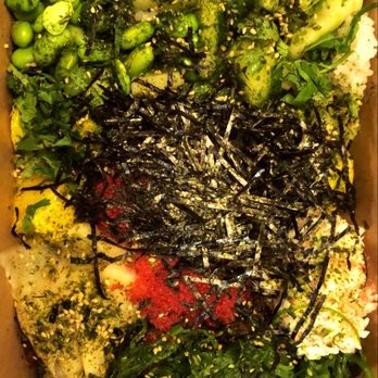 Loco Ono - Poke large bowl/plate. Tuna underneath there. Solid all around plate! - Poke Near Me - Reno, Nevada Loco Ono - Poke large bowl/plate. Tuna underneath there. Solid all around plate! - Poke Near Me - Reno, Nevada