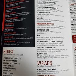 Lanny's Restaurant - Menu