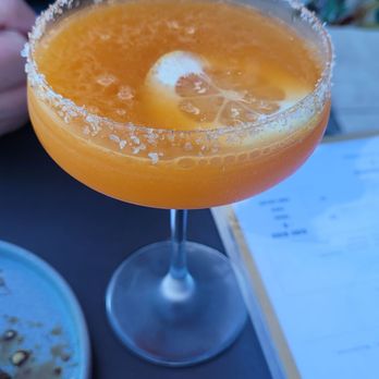 Study Hall Rooftop Lounge - Mezcal with carrot juice - Lounges Near Me - Berkeley, California