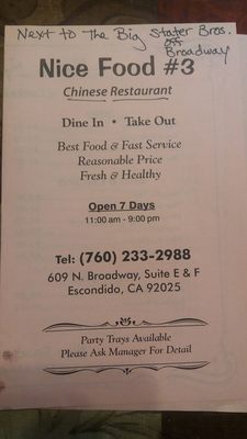 Menu photo 6 Nice Food Restaurant Escondido, CA Menu photo 6 Nice Food Restaurant Escondido, CA