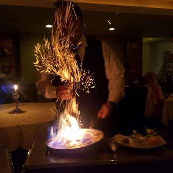 Bentley's Restaurant - Bananas foster Flambe' - French Near Me - Charlotte, North Carolina