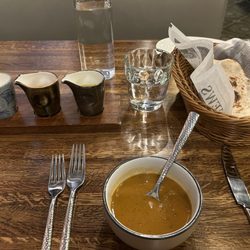 Hills of Herat  - Freshly baked Bread and Lentil Soup.