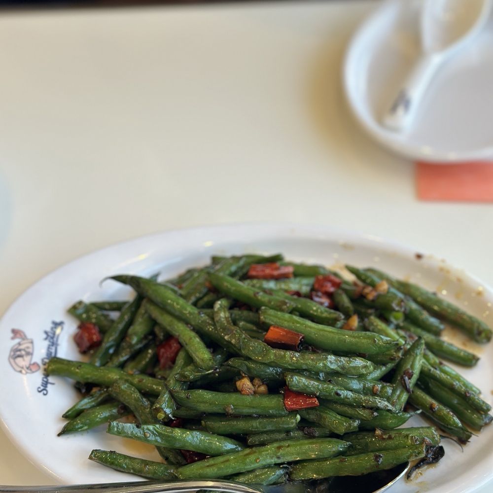 Super Dumpling - Sauted String Bean with Garlic - Noodles Near Me - Orange, California Super Dumpling - Sauted String Bean with Garlic - Noodles Near Me - Orange, California